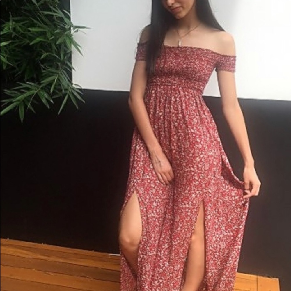 Lost Muse off the shoulder boho dress